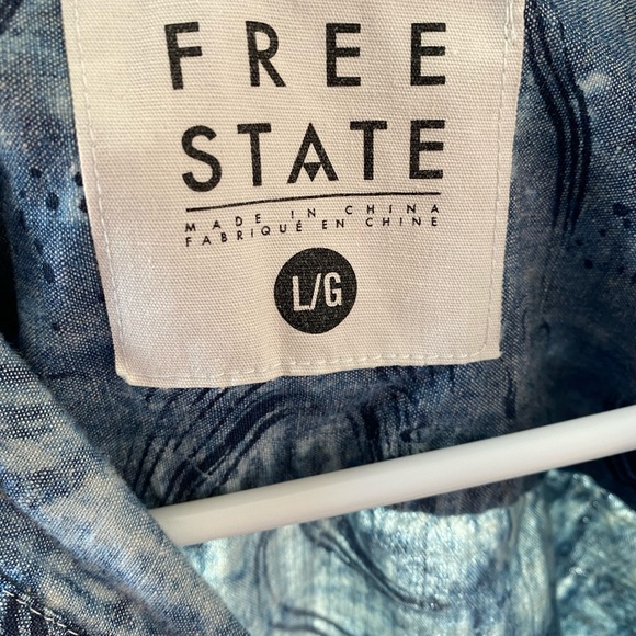 Free State Button Down Long Sleeve Shirt - Picture 3 of 4